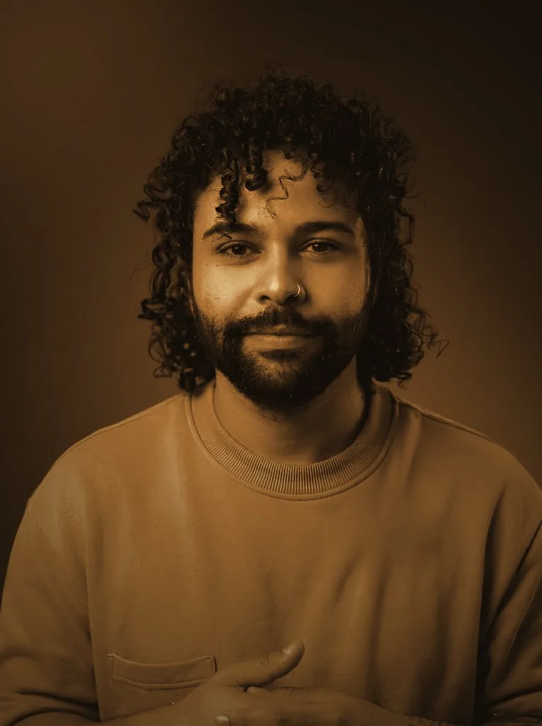 Retrato editorial de Felipe Araújo, Educador Físico da MioSpace